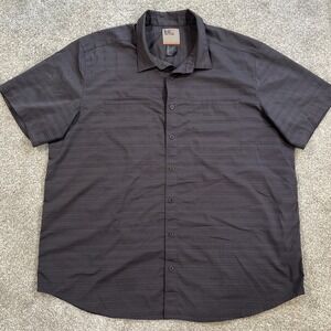 5.11 Tactical Gray Utility Short Sleeve Snap Shirt Men's 2XL Lightweight Ripstop